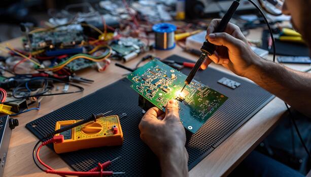 EV power control board repair work